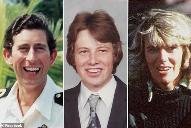 Dorante-Day (center) frequently posts images comparing photographs of himself with members of the British royal family, in this case the King (left) and Camilla (right).