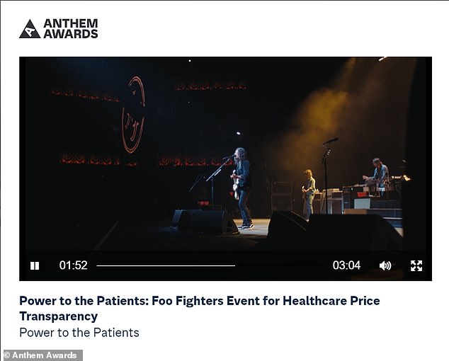 On Tuesday, the Anthem Awards revealed that the Foo Fighters were finalists for a social impact trophy for their March 5 performance at the Power to the Patients benefit concert, with the winner to be announced on November 19.