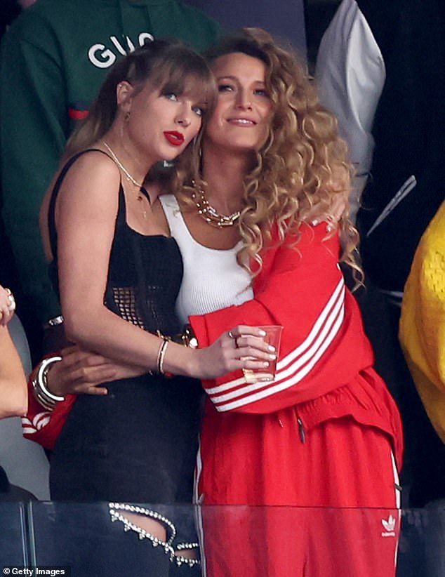 Taylor and Blake have been friends for a long time; seen cheering on Travis together at Super Bowl LVIII in February