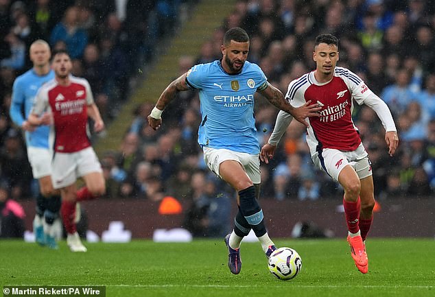 Kyle Walker surprisingly ranks 80th fastest pace in the Premier League this season