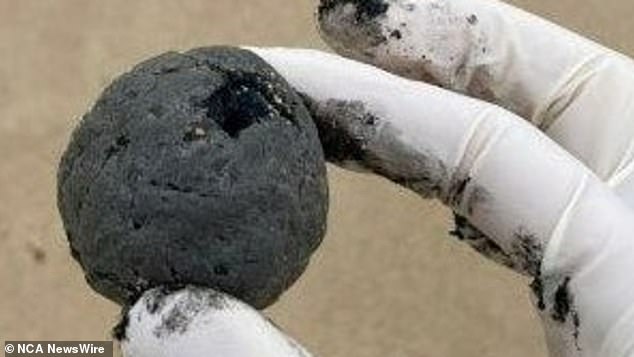 Tests by scientists at the University of New South Wales revealed that the tar balls were not highly toxic to humans.