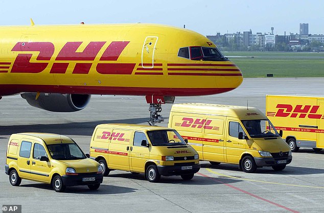 Another suspicious package exploded at a DHL logistics center in Leipzig before it could be loaded onto a plane (file photo)