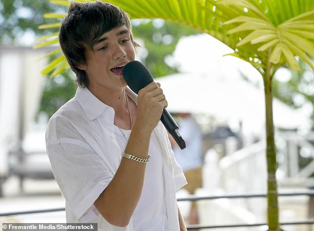 Liam performs on X Factor in 2008; he was eliminated at Judge's Houses before returning two years later.