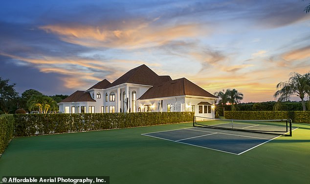 Chad Bishop, a real estate agent with One Sotheby's International Realty, told the outlet that he liked the juxtaposition of the polo fields, pool and pickleball court, which offer something for people of all ages.