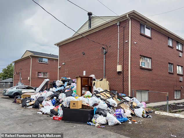 The apartment buildings have made headlines in recent months amid reports that they have been taken over by Tren de Aragua, a violent Venezuelan gang.