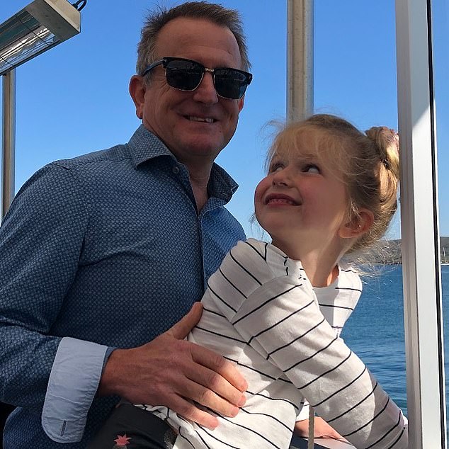 Another big change for Sonia, who also presents The Voice and Dancing With The Stars on Seven, was her husband Craig McPherson vacating his role as head of news and current affairs at SevenWest Media in April. Craig is pictured with the couple's daughter, Maggie.