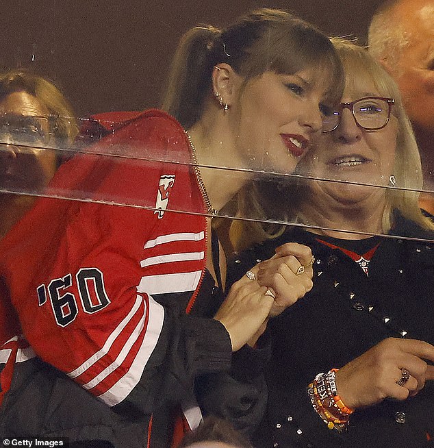 Despite cheering on her son alongside the Lover singer at several NFL games, Donna has yet to attend any of Taylor's shows.