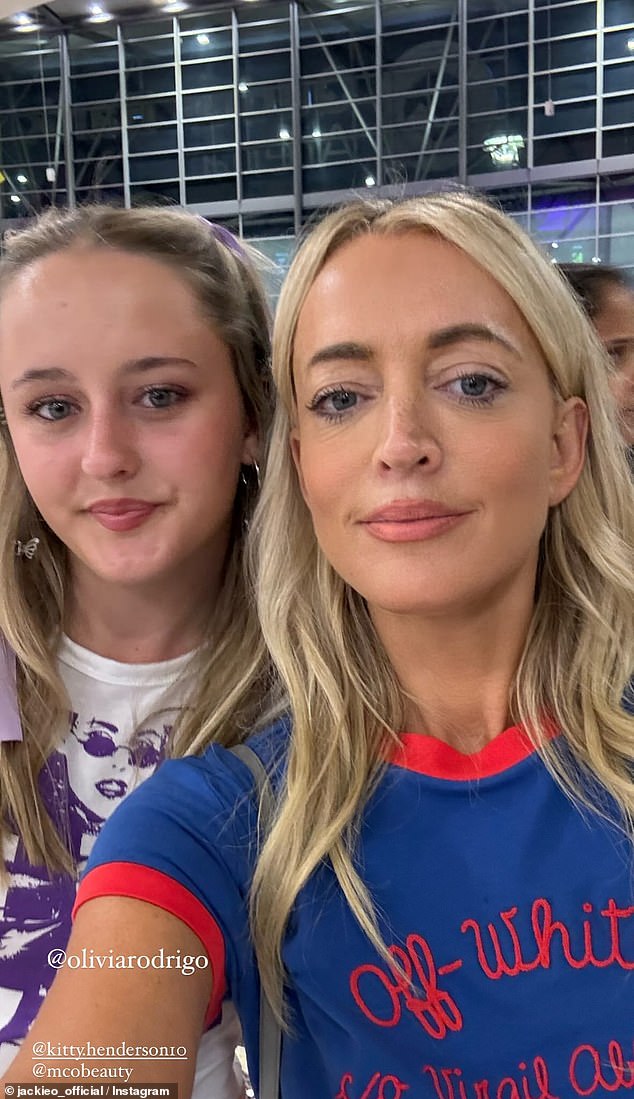 The radio presenter, 49, took to her Instagram Stories to document the mother-daughter night out at Qudos Bank Arena for Olivia's second Sydney show on her Guts tour.