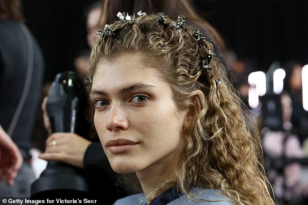 Sampaio, 27, who became the brand's first openly transgender model in 2019, also walked alongside transgender star Alex Consani, 21, in a historic first for the show, but the show was criticized by critics. fans.