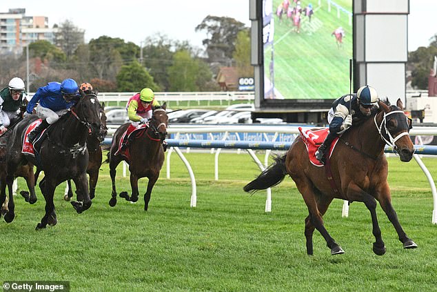 Buckaroo pulls away in Henley Homes Underwood Stakes ahead of Caulfield Cup