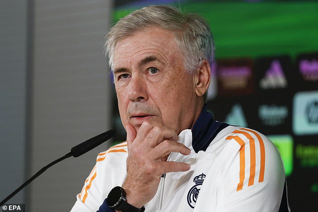 Meanwhile, Real Madrid coach Carlo Ancelotti confirmed that he had not been contacted.