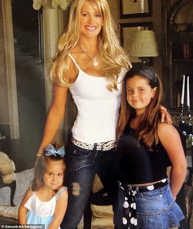 Kim Zolciak took to Instagram to celebrate Ariana Biermann's 23rd birthday with a touching carousel of photos showing her stunning family through the years.