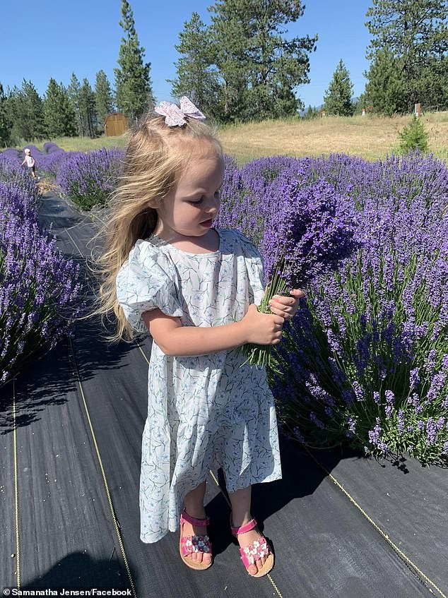 Scarlett was murdered while picking purple and yellow flowers.