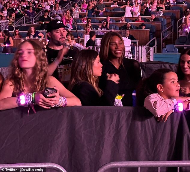 Tennis icon Serena Williams was also spotted at the show which took place in Miami, Florida.