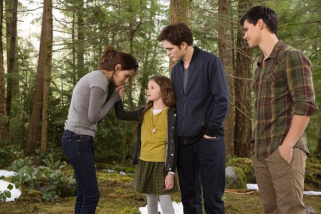 Taylor wasn't the only actress to play Renesmee, as actress Mackenzie Foy also played the half-vampire girl.