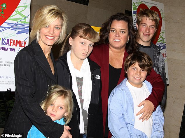 Chelsea was adopted by her along with ex-wife Kelli Carpenter when she was just a baby, but moved out of the family home when she was 18 in 2016. The family is pictured from 14 years ago in 2010 and includes their children Vivienne , Kelli, Chelsea. , Blake and Parker