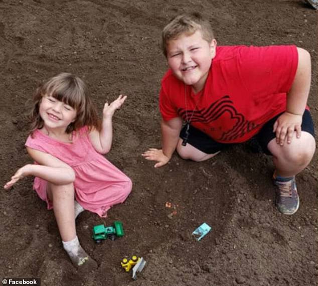 Snyder's 8-year-old son, Conner, and 4-year-old daughter, Brinley, were found hanging from a support beam in the basement with a dog leash tied around their necks in September 2019.