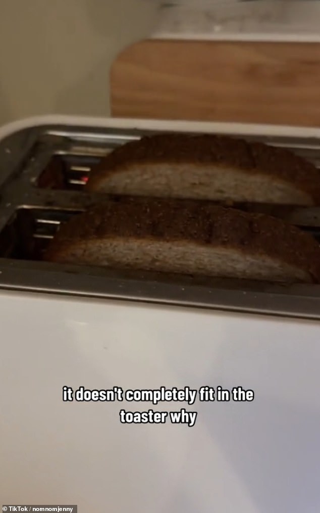 The 29-year-old was baffled because some slices of bread sold in supermarkets were too big to fit in the toaster, leaving parts soft when cooked.