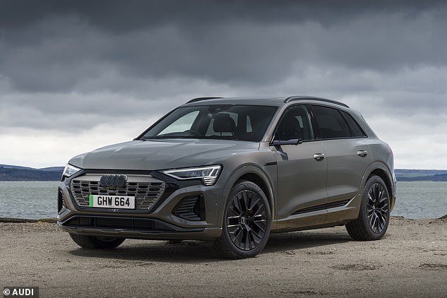 The first electric vehicle on our list with a maximum brake towing capacity of 1,800 kg is the expensive Audi Q8 e-tron