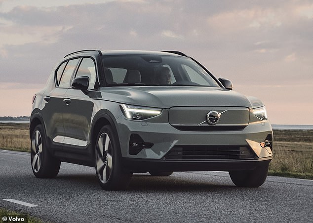 The twin-engine Volvo XC40 Recharge is another small electric SUV with pulling power