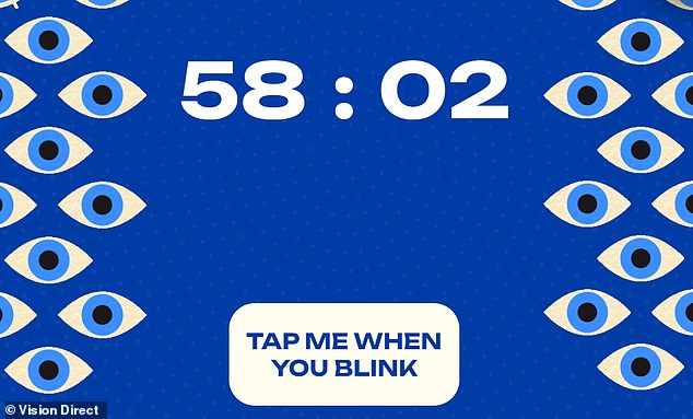 Simply tap or click the button each time it flashes during the countdown and the game will add up your total.