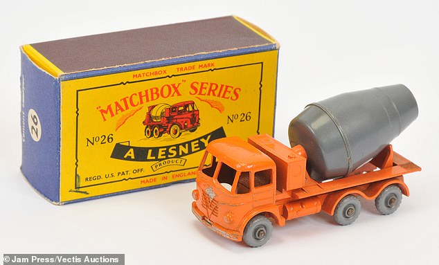 One of the models from Mr. Kneeshaw's Matchbox collection of 450 toys.