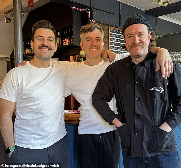 Dan Blucert (pictured left with co-owners Jon and Nick), co-owner and chef director of The Duke of Greenwich, said introducing high-quality food is key to ensuring the longevity of a pub.