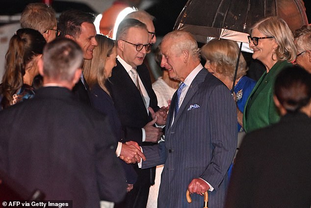 Charles arrived in Australia on Friday for his first official visit since becoming king in September 2022.