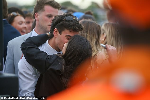 For many, the day of the draw ended with a kiss.