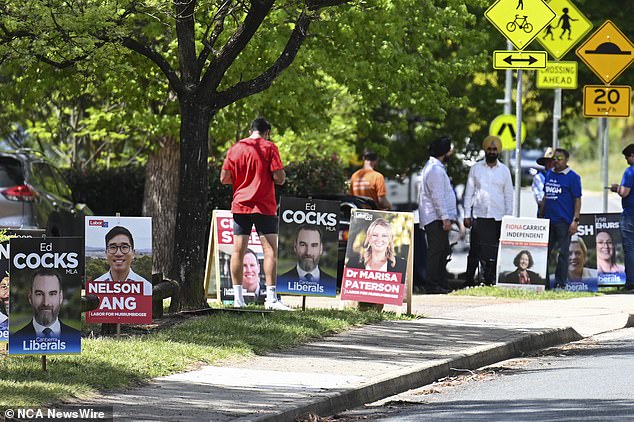 Early accusations suggested the Liberals were doing well in the polls, but by 9:30 p.m., it was all over.