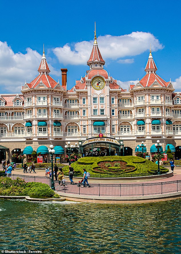 Disney veteran Portia Jones said it would be better to stay somewhere other than one of the main Disney hotels on site. In the photo: The Disneyland Resort Paris hotel