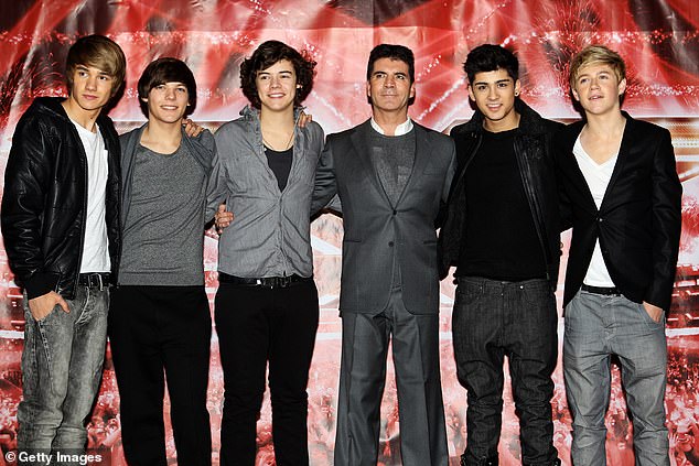 Cowell, 65, was a judge on , Zayn Malik and Niall Horan)