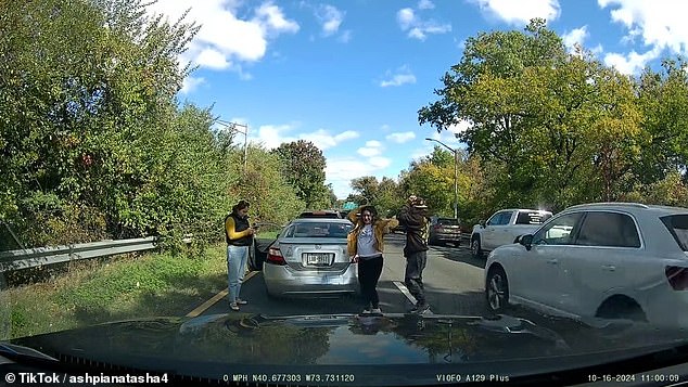 'They just got out of the car with their phones ready to record the damage to both cars. They quickly asked for my insurance and left quickly after the exchange