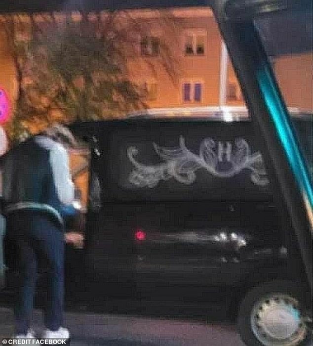 The Hades funeral service, in Stalowa Wola, southeastern Poland, blamed a 'technical failure' on the vehicle lock