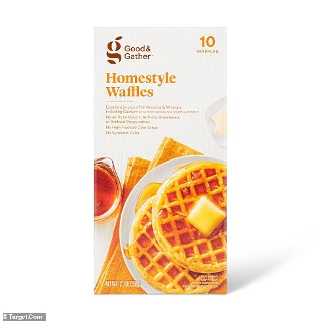 Good and Gather Homestyle 12.3oz Waffles are one of the recalled products