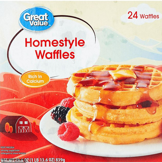 Great Value 12.3oz Homemade Waffles Recalled