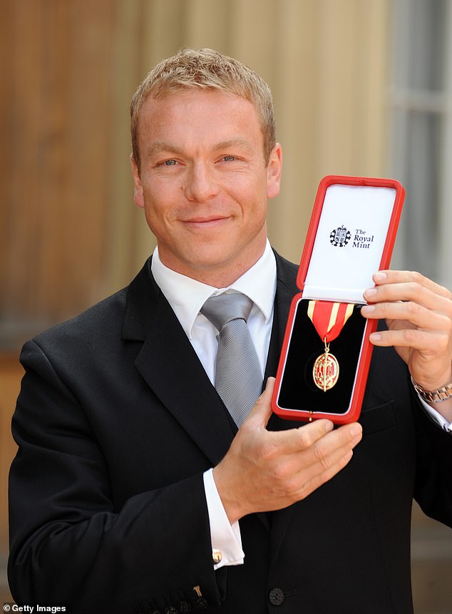 Chris became Sir Chris in 2009 when he was knighted at London's Buckingham Palace.