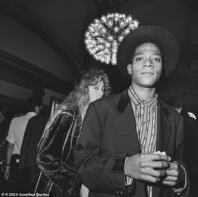 Jean-Michel Basquiat at the inauguration of Pina Bausch at the Brooklyn Academy of Music, October 1985