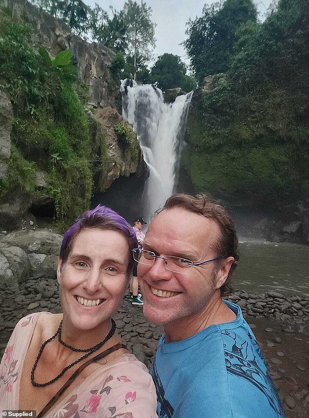 While in Bali, Annette, Earl and Zayde will rent a luxury villa with a pool and housekeeper for between $350 and $400 a week, including bills (pictured from a vacation in Bali earlier this year).