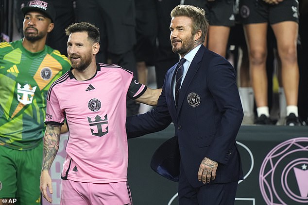 David Beckham paid tribute to the team that set the MLS regular season points record