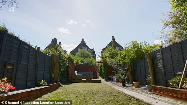 The entrance to the garden - after first passing through your neighbor's.