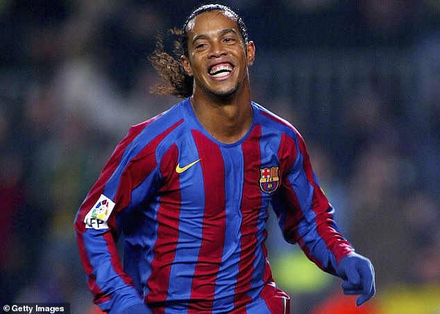 Ronaldinho was previously hailed as the best player in the world while playing for Barcelona. Photographed in 2006