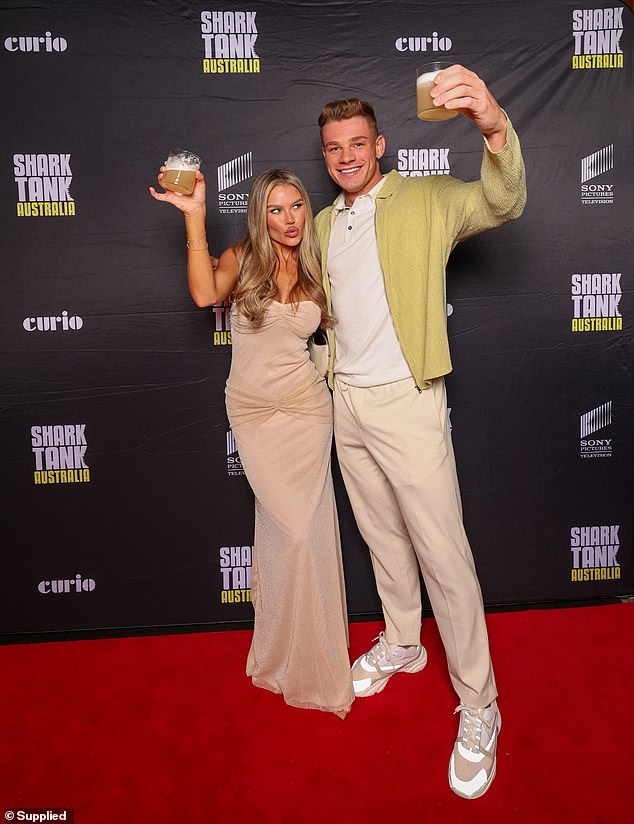 The I'm A Celebrity winner, who recently underwent a fox eye lift procedure in Turkey, joined a host of reality stars, including Callum Hole, at the Golden Age Cinema in Surry Hills.