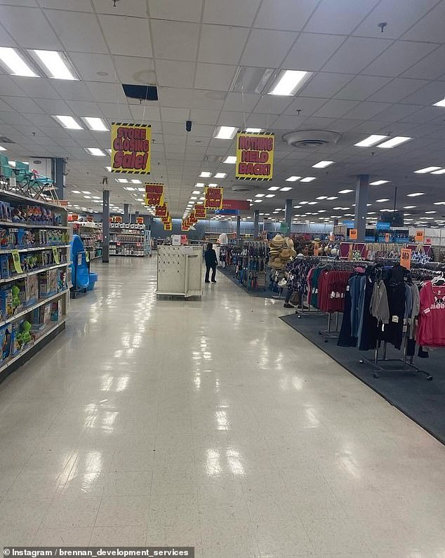 On Wednesday, the Long Island store was almost completely empty. Stripped not only of stock but also of their shelves, what was left was an empty space roughly the size of a football field.