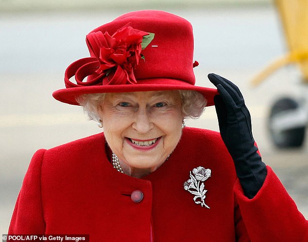 The Queen passed away in September 2022. Pictured: Elizabeth on a visit to RAF Valley on Anglesey in 2011.