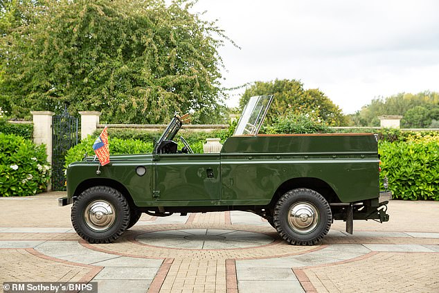 The car was owned by the late monarch until 2012, when it was sold to British-German businessman Dean Kronsbein.