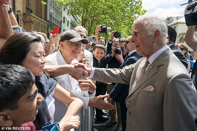 Arriving at St Thomas' Anglican Church in the morning, they were greeted with the warmest of welcomes on Sunday, with groups of fans gathering to catch a glimpse of British royalty.