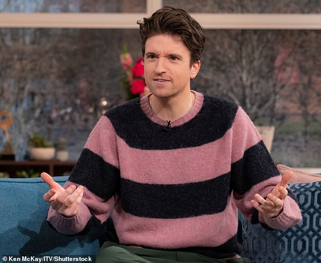 Greg said: '(My name) became a secret, but it's not a secret at all. In that Greg James is not my full name. So my last name is Milward. It's like a professor's name, Greg Milward. So I chose Greg James.