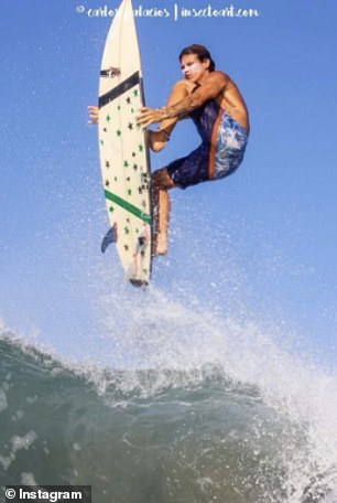 Armando (pictured) and his brother Gero run La Puente Surfhouse and $70-a-night lodge on the west coast of the Central American paradise.