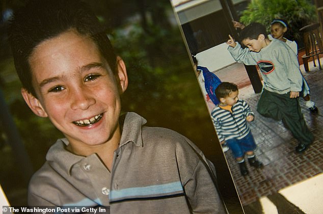 In the photo: Photographs of Elián González when he was seven or eight years old and while he was teaching his younger brother Yanni to dance in Cuba.